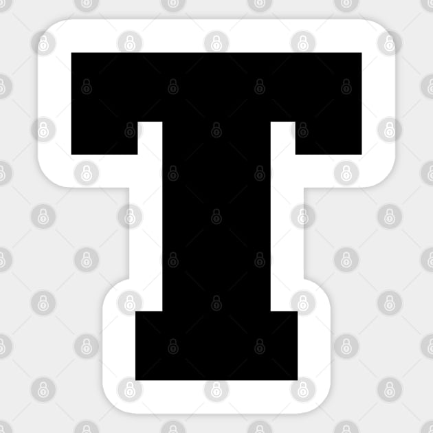 Alphabet T (Uppercase letter t), Letter T Sticker by maro_00